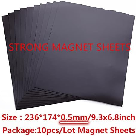 20Pcs/set Large Size Dies & Stamp Storage Bags and Soft Rubber Magnetic Sheets for Die Cuts Resealable Magic Sticker Storage Pockets Organize Envelop Pockets Magnetic Sheets for Collets Cutting Dies