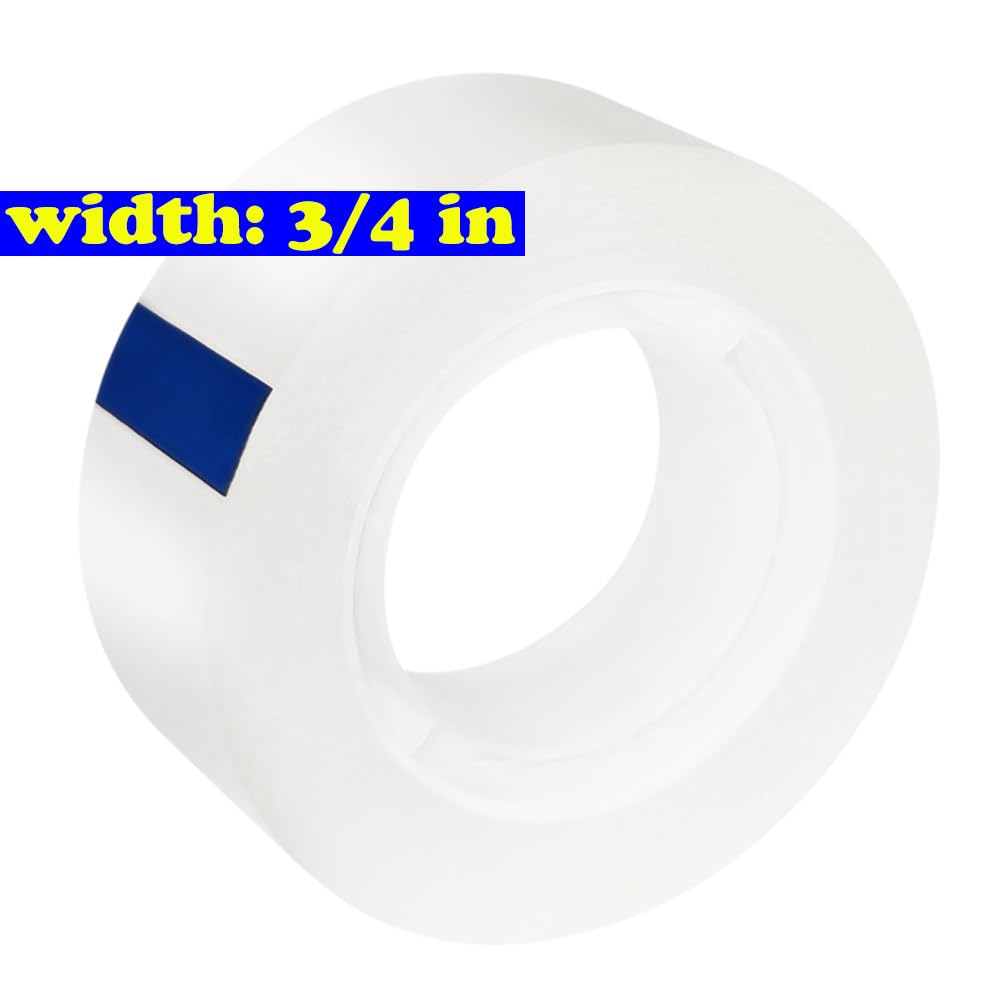 PERFECTAPE 48 Rolls tranparent Tape, 3/4 x 1000inch, Used for Office, Gift Wrapping