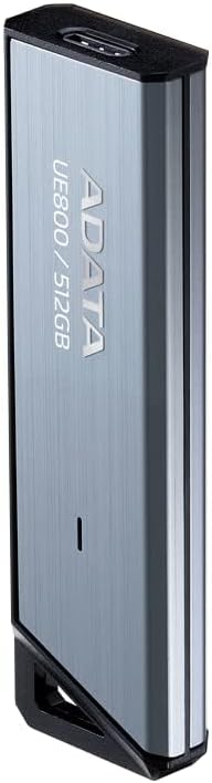 ADATA Elite UE800 512GB USB-C USB 3.2 Gen2 Flash Drive Up to 1000MB/s Read/Write (AELI-UE800-512G-CSG)