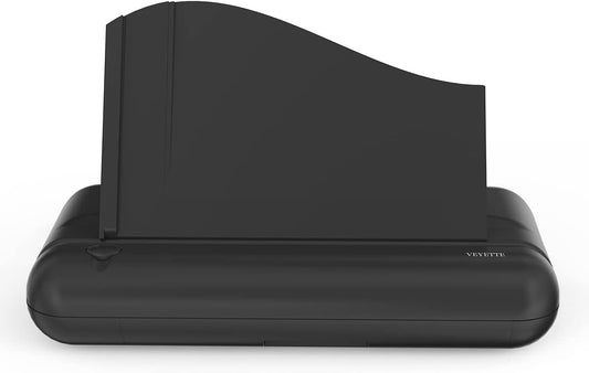 Electric 3 Hole Paper Punch, VEYETTE Heavy Duty Commercial Hole Puncher with Adapter for Office School Studio, 30 Sheet Capacity,Color Black