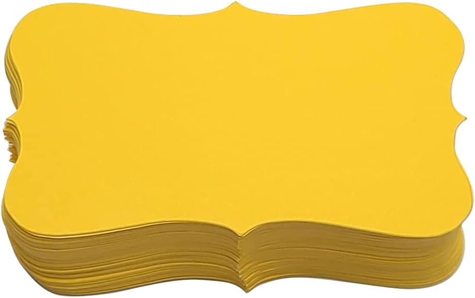 PPAPPAPPIYO 3.5 x 2 in color index cards (100) Paper - Blank (yellow)
