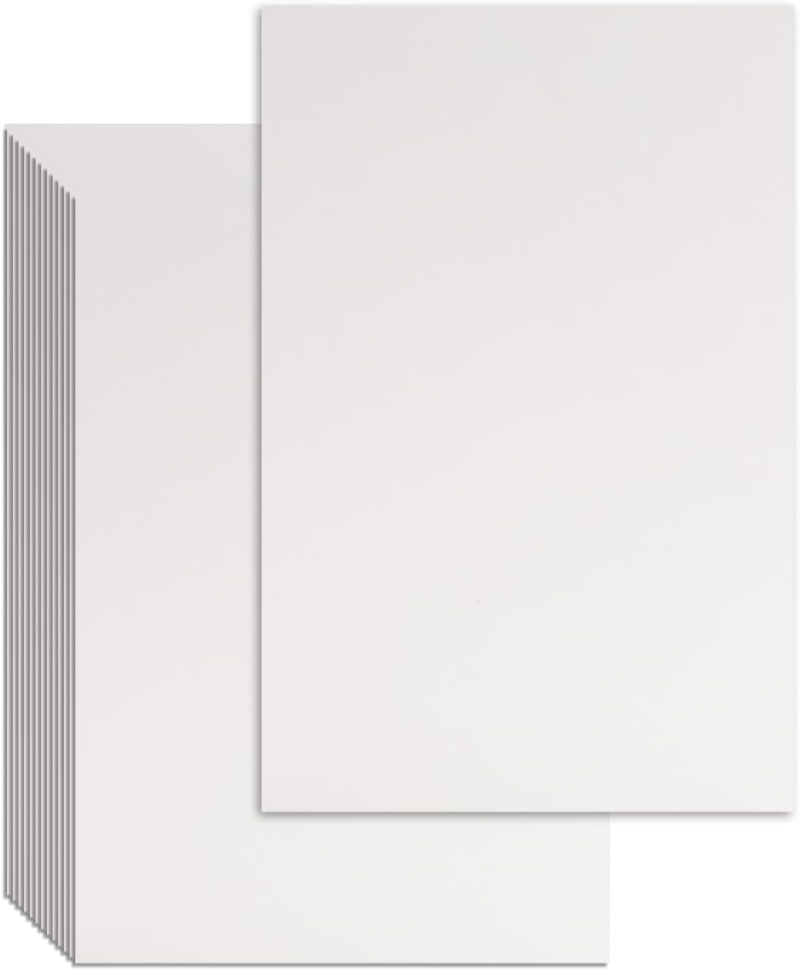 25 Pcs Book Board, Binder Board, Cover Board, Heavy Duty Chipboard for Book Binding, DIY Cardboard (White, 5 x 7 Inch 80PT)