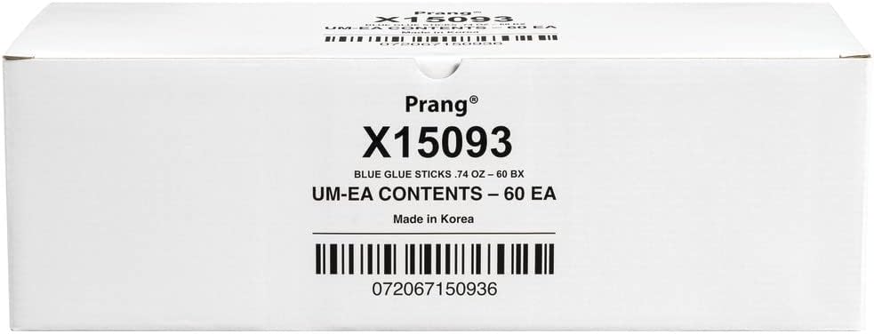 Prang Washable Glue Stick, Blue, 74 Oz., 60 Count
