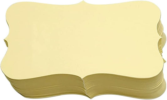 PPAPPAPPIYO 3.5x2 color index cards (100) Paper - Blank (cream)