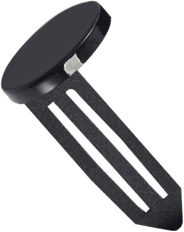 BankSupplies Keyhole Signals - Black Death Signal - Box of 25 - Non-Chip - Reusable & Long-Lasting - at-a-Glance Organization - Color Coded Plugs