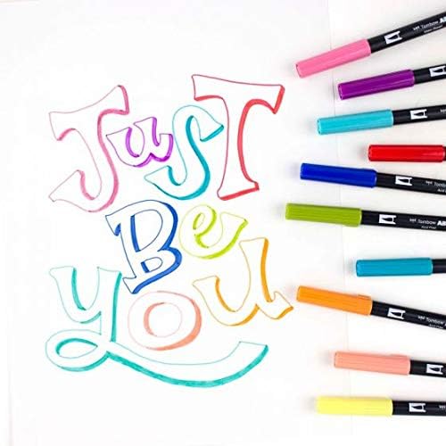 Tombow Dual Brush Pen Art Markers (10-Pack, Retro)