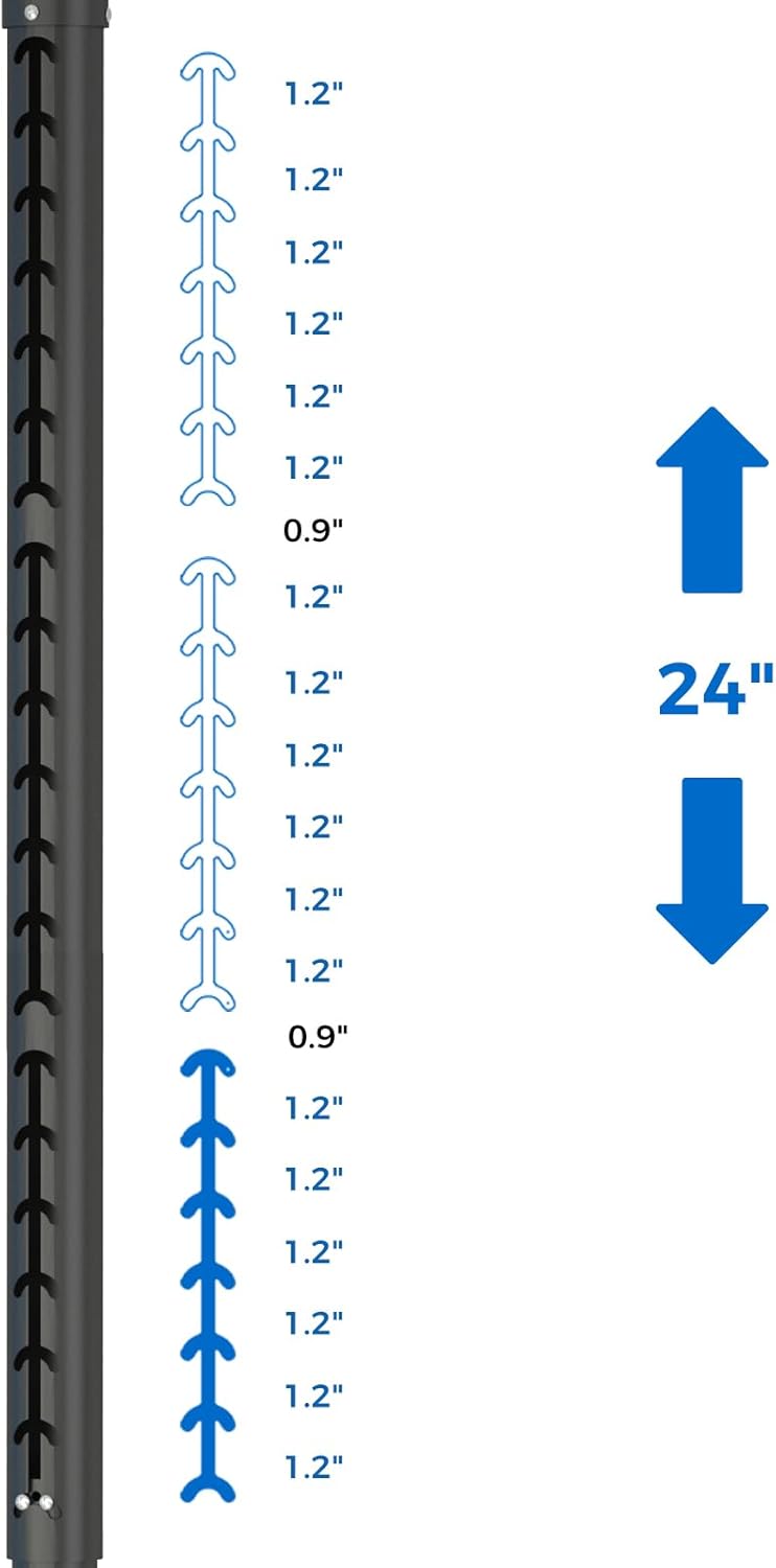 Projector Mount, 55 inch to 79 inch Adjustable Height ,Universal Full Motion Ceiling Bracket 22lb Max Weight and Extendable Arms Tilt Rotating Swivel Mount for Home and Office Projector Black