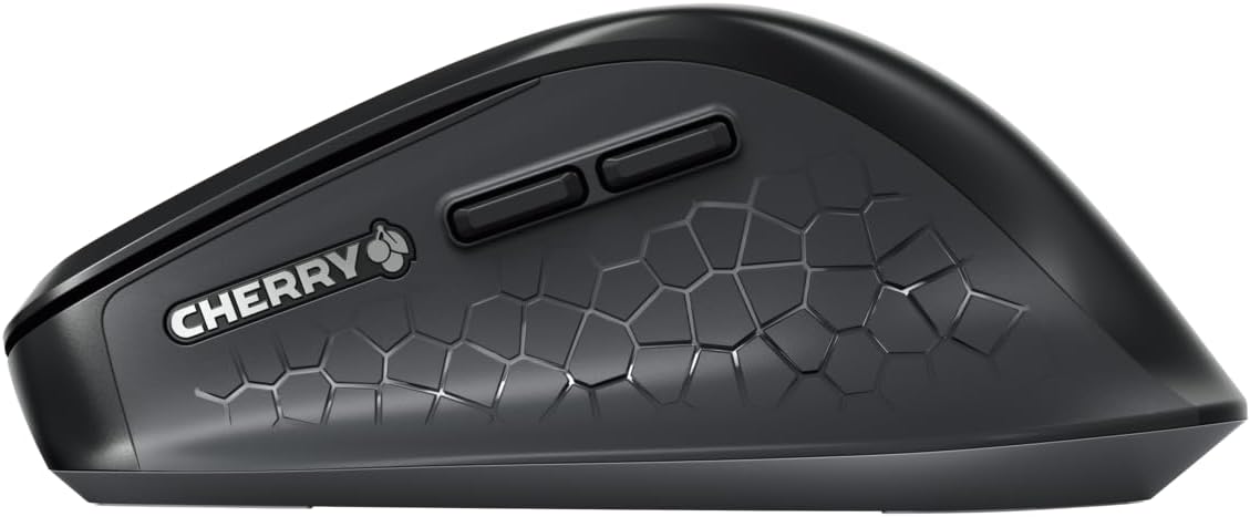 Cherry Stream Mouse Comfort. Silent Click with Ergonomic Shape and Wireless Freedom.