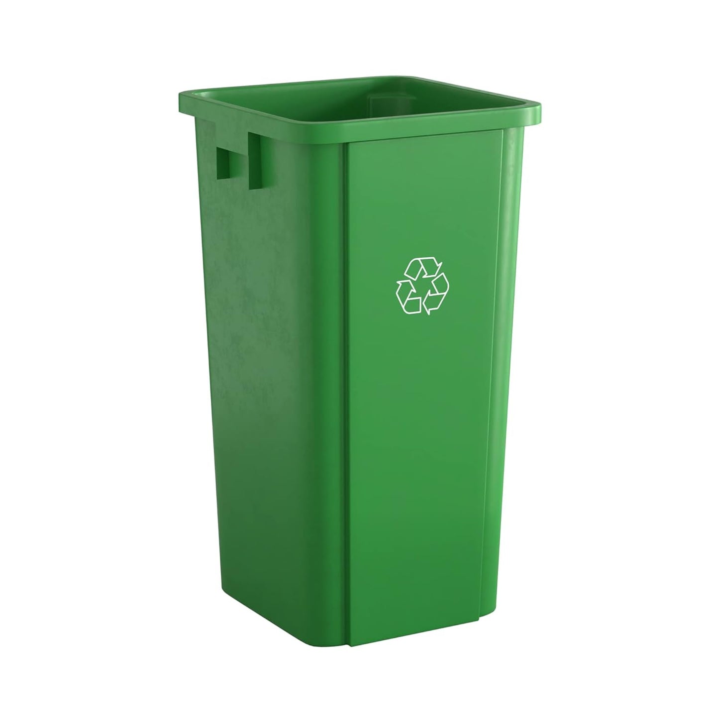23 Gallon Green Square Commercial Trash Can