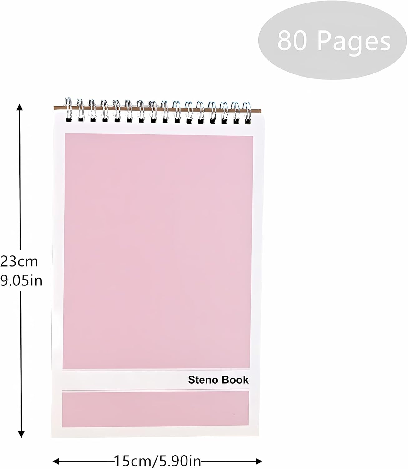 Steno Pads – 6x9 Inches 80 Sheets Steno Notebooks for Writing Notes in School, University, College & Office (2PCS Teal)