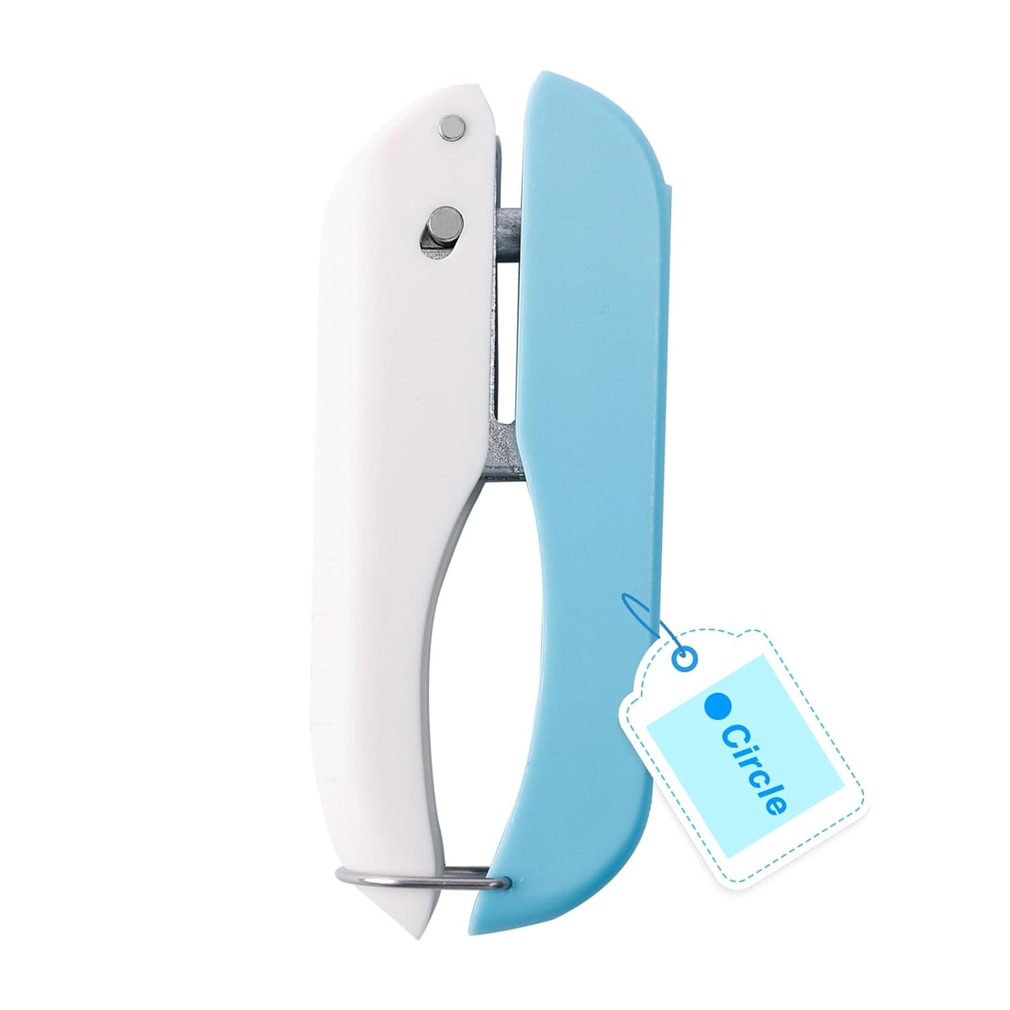 UCEC Single Hole Punch 1/4” Circle Paper Hole Puncher, One Hole Handheld Puncher, A Crafts Easy Punching Small Hole Puncher for Craft Paper Tags Clothing Ticket DIY Scrapbook Tool