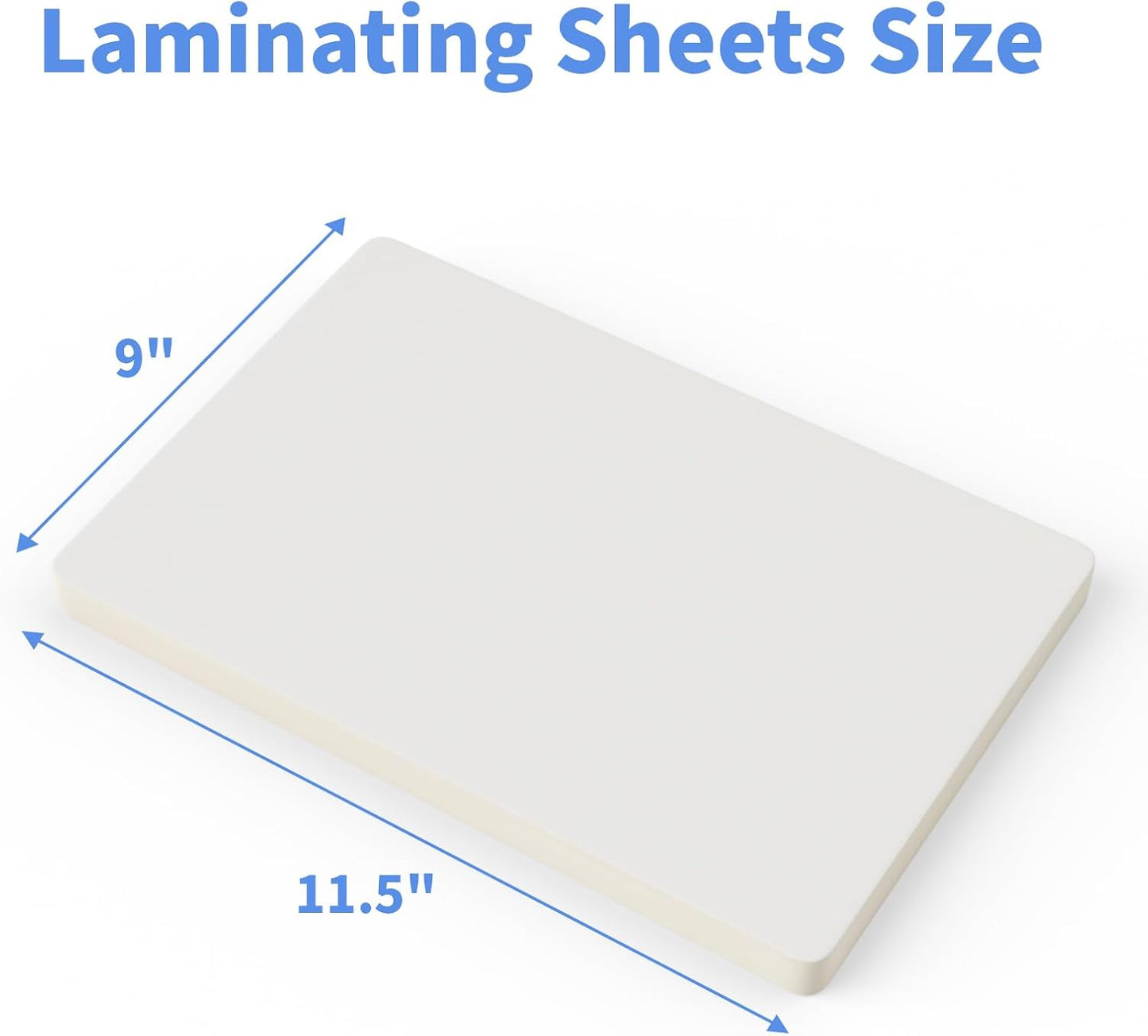 Thermal Laminating Pouches, FungLam Clear Laminating Sheets, 3 Mil Thickness Thermal Laminating Sheets, 9×11.5 Inch Laminator Sheets for Laminators, Clear Plastic Letter Size Sheets, 200 Pack.