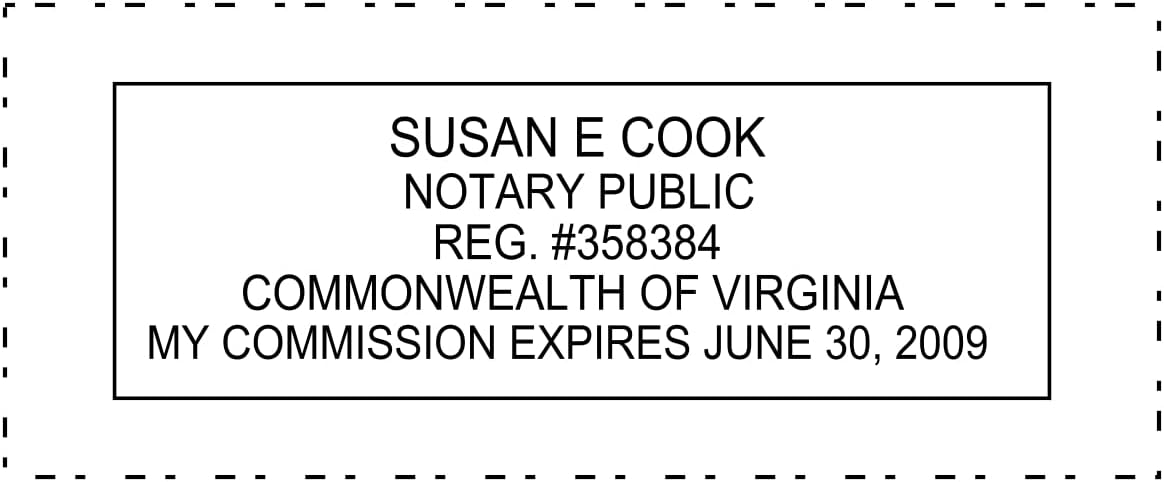 Notary Stamp Seal Ink Personalized Self Inking Stamp Custom Stamp Rubber Stamp Trodat 4913 Self Ink Notary Stamp - 7/8" x 2-3/8" Impression Area