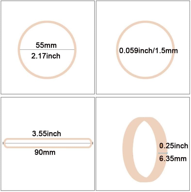 AMUU Rubber Bands Size #64 About 0.5 lb 110pcs Tactical Rubber Bands for Office Supplies School Home Elastic Bands