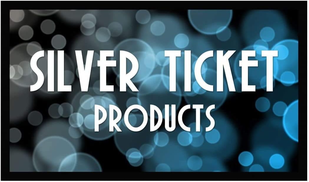 Silver Ticket Products STR Series 6 Piece Home Theater Fixed Frame 4K / 8K Ultra HD, HDTV, HDR & Active 3D Movie Projection Screen, 16:9 Format, 100" Diagonal, Grey Material STR-169100-G