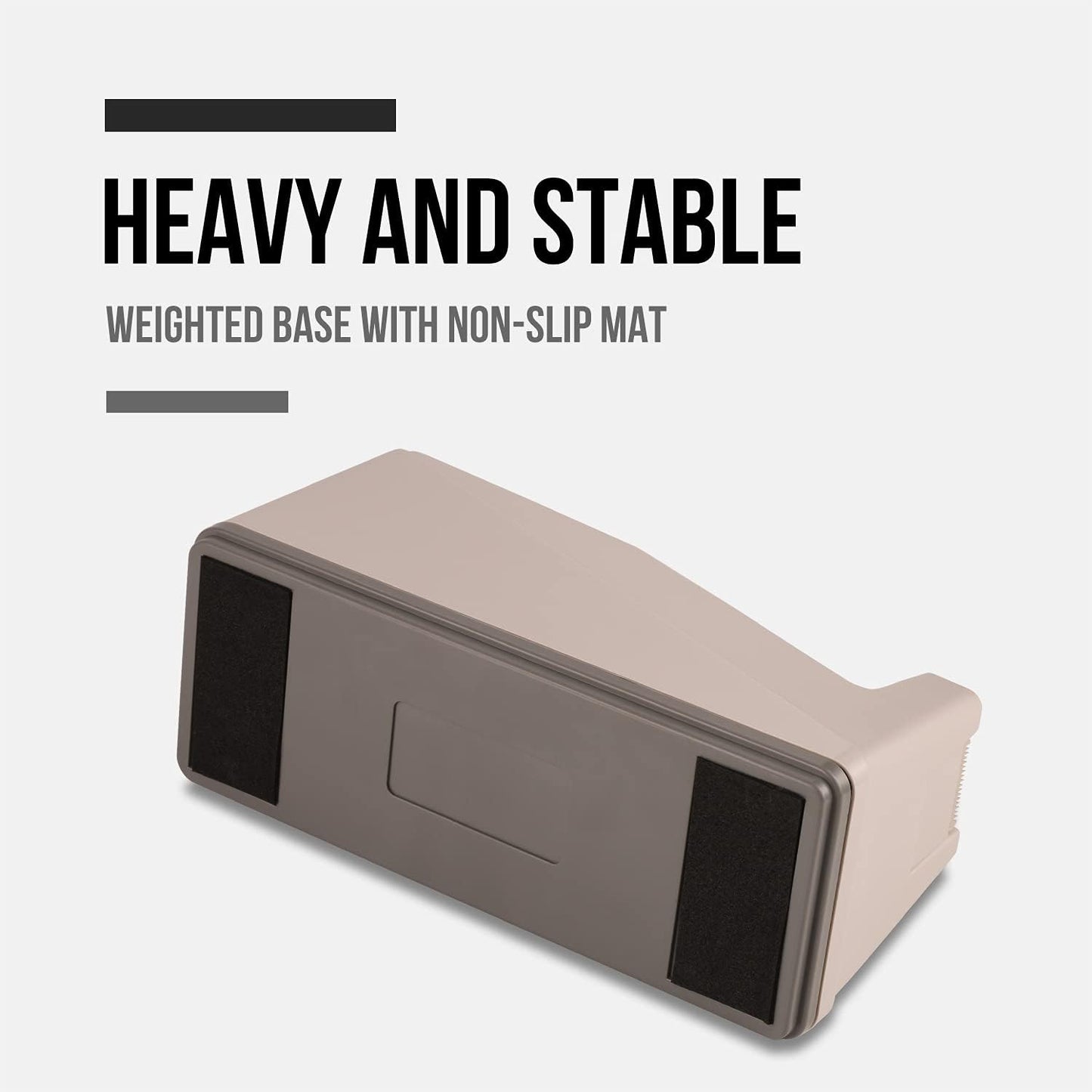 Lichamp Desktop Tape Dispenser Holder with Large 3 inch Core for Masking, Heat Transfer, Painters, Freezer, Kitchen Tape