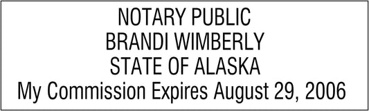 Notary Stamp Seal Ink Personalized Self Inking Stamp Custom Stamp Rubber Stamp Trodat 4913 Self Ink Notary Stamp - 7/8" x 2-3/8" Impression Area