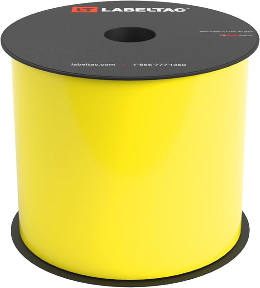 LT4/LT4P/LTPX Label Supply 4" x 150' Hi-Vis Yellow