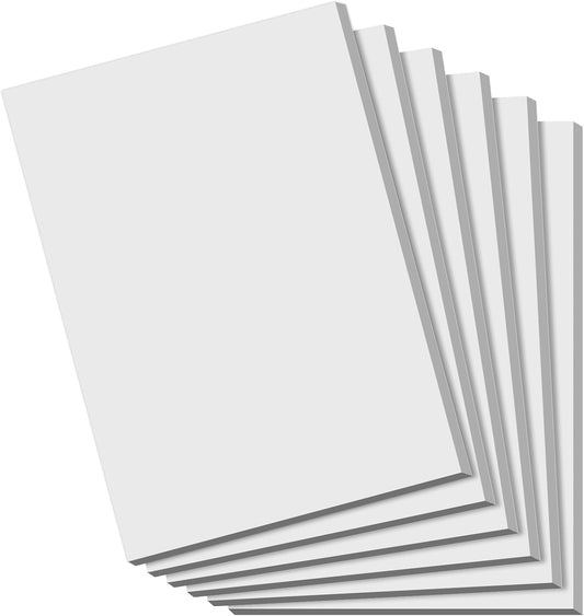 Notepads 4x6 - Blank Memo Pads - 50 Sheets per Notepad - Set of 6, Small Writing Pads White Paper - Server Memo & Scratch Note Pads 4x6'' for Work, Mini Pocket for Office School Supplies Writing Notes