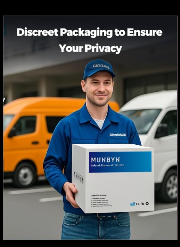 MUNBYN IMC21 Money Counter Machine Mixed Denomination, CIS/UV/IR/MG/MT Counterfeit Detection, Touch Screen, USD, MXN, LBP, CAD Cash Counter for Business, Printer Compatible Bill Counter, 2Y Protect