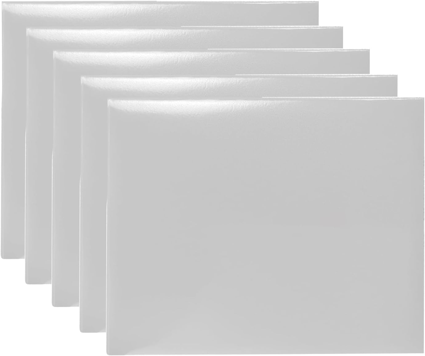 Certificate Holders 8.5"x11" Graduation Diploma Cover Document Leather Folders,White-5 Pack