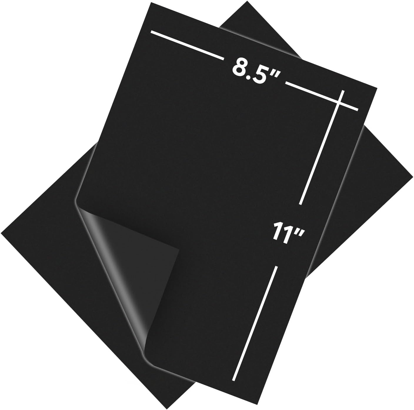 Plain Magnet Sheets,10PCS,8.5''x11''Flexible Rubber Magnetic Sheet,30Mil Non-Adhesive Magnetic Sheet for Die Storage,Business Dignage,Car,Sticker,Craft Product,Souvenir,Refrigerator Sticker