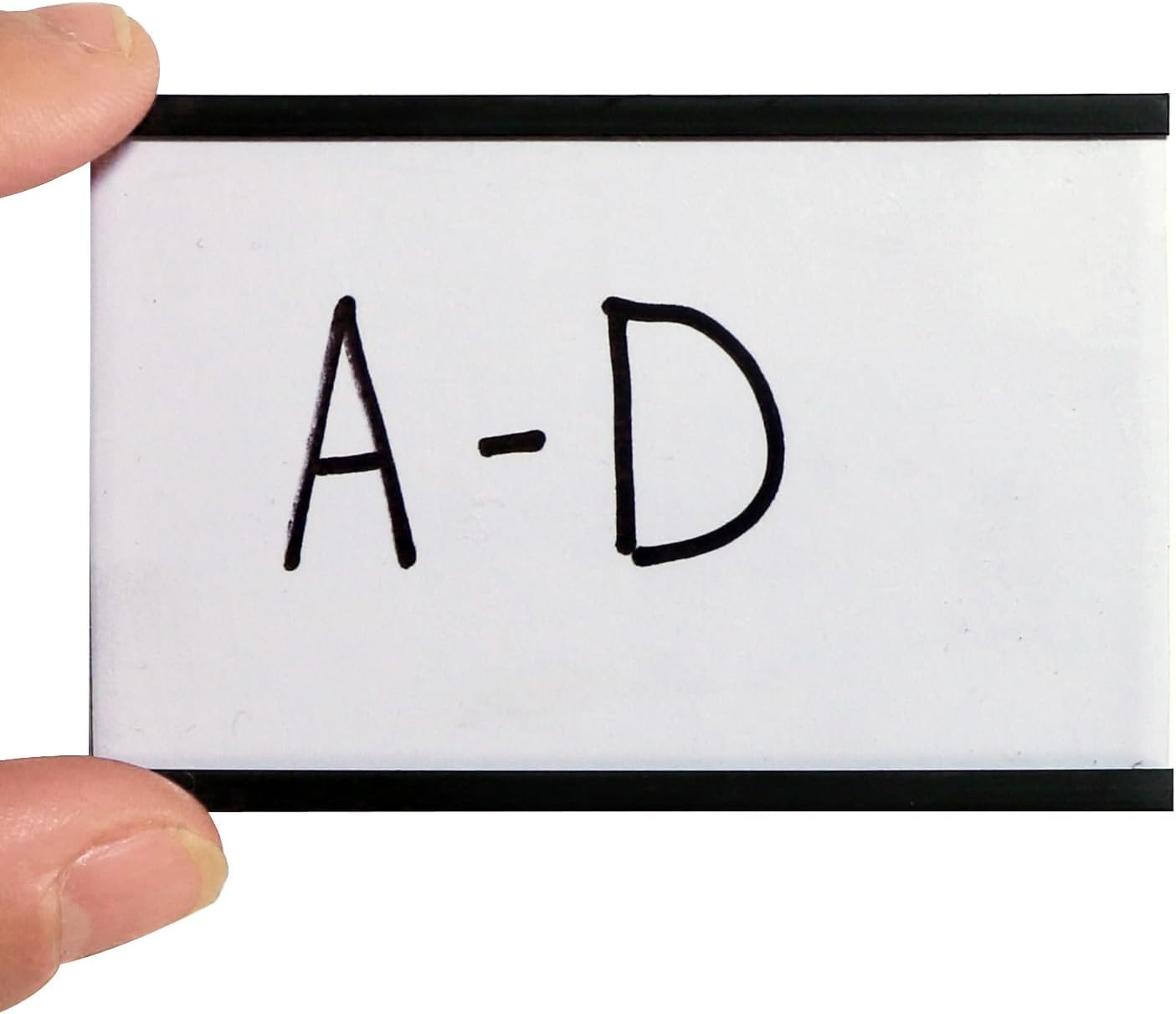 SmartSign Magnetic 'C' Channel Label Holders | 2" x 3", Pack of 10