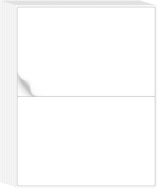 L LIKED 30 Sheets 5.5 x 8.5 Inches Shipping Address Labels for Laser/Ink Jet Printer - 30 Sheets