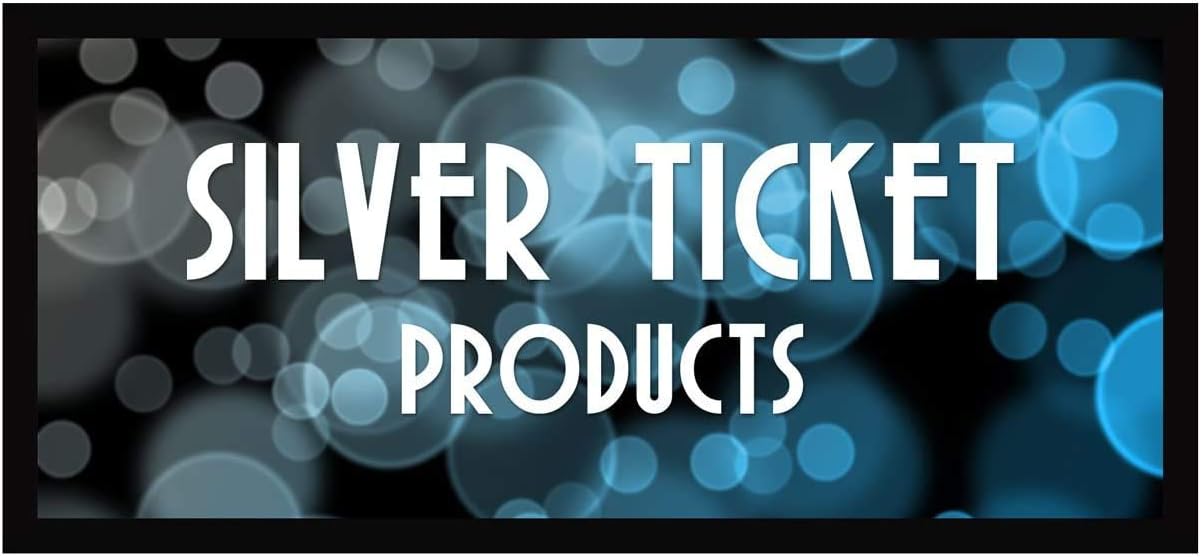 Silver Ticket Products STR Series 6 Piece Home Theater Fixed Frame 4K / 8K Ultra HD, HDTV, HDR & Active 3D Movie Projection Screen, 2.35:1 Format, 158" Diagonal, Grey Material STR-235158-G