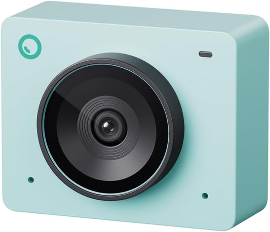 OBSBOT Meet 2 Webcam 4K - AI Framing & Auto Tracking, 1/2" Sensor, 60FPS, Auto Focus, HDR, Dual Mics - Lightweight USB Web Camera for Streaming, Zoom Meetings, Gaming. (Aurora Green)