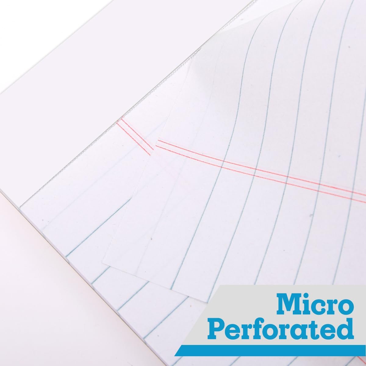 KAISA Legal Pads 8.5x11 inch Writing Pads, 8.5"x11.75" Wide Ruled Notepads Large Note Pads, White 50 Sheets 72 Pads,WT-MWT50W