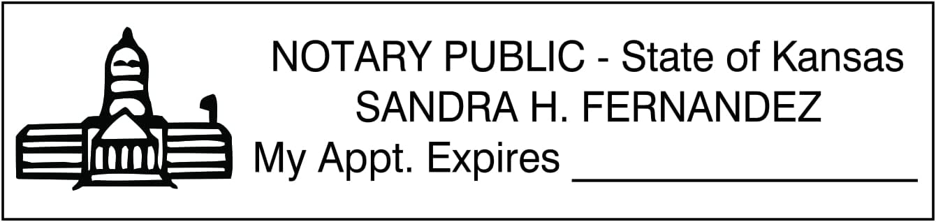 Notary Stamp Seal Ink Personalized Self Inking Stamp Custom Stamp Rubber Stamp Trodat 4913 Self Ink Notary Stamp - 7/8" x 2-3/8" Impression Area