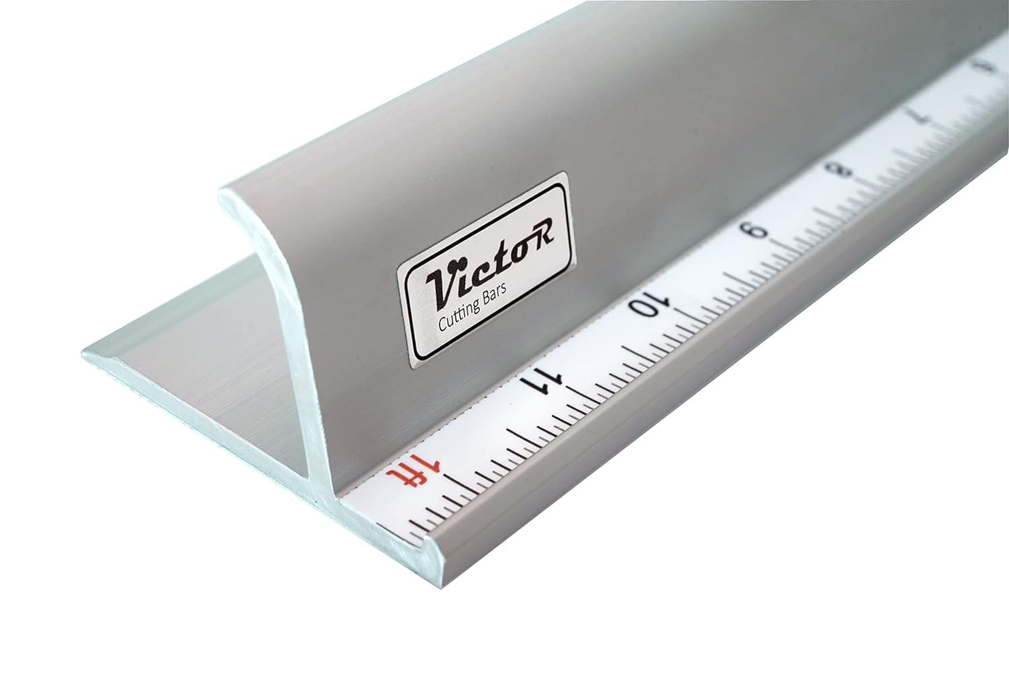 Victor 36-Inch Professional Aluminum Safety Ruler with Finger Guard Edge and Non-Slip Base - Ideal for Large-Scale Precision Cutting - Heavy-Duty Cutting Ruler for Safe Use
