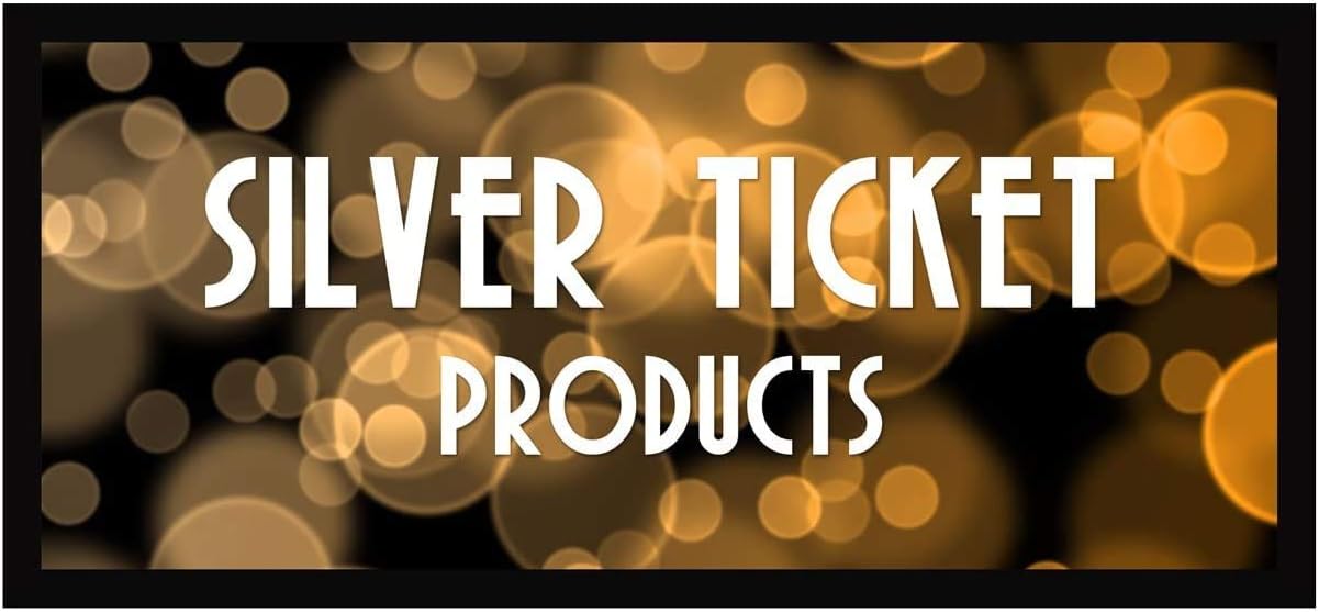 Silver Ticket Products STR Series 6 Piece Home Theater Fixed Frame 4K / 8K Ultra HD, HDTV, HDR & Active 3D Movie Projection Screen, 2.35:1 Format, 125" Diagonal, Silver Material STR-235125-S