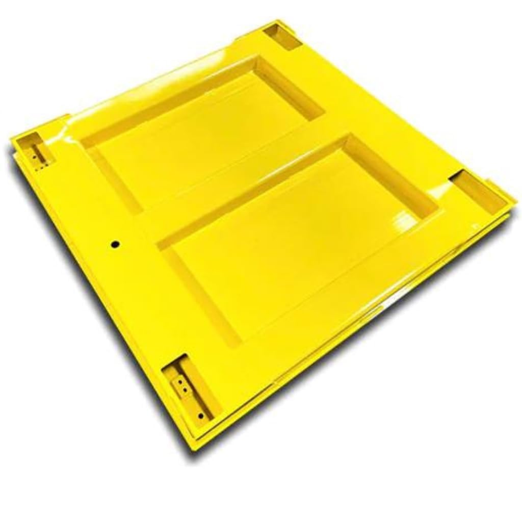 Liberty LS-700-4X6 Heavy Duty General Purpose Floor Scale | 48" x 72" | Capacity of 10,000 lbs x 2 lb + Yellow