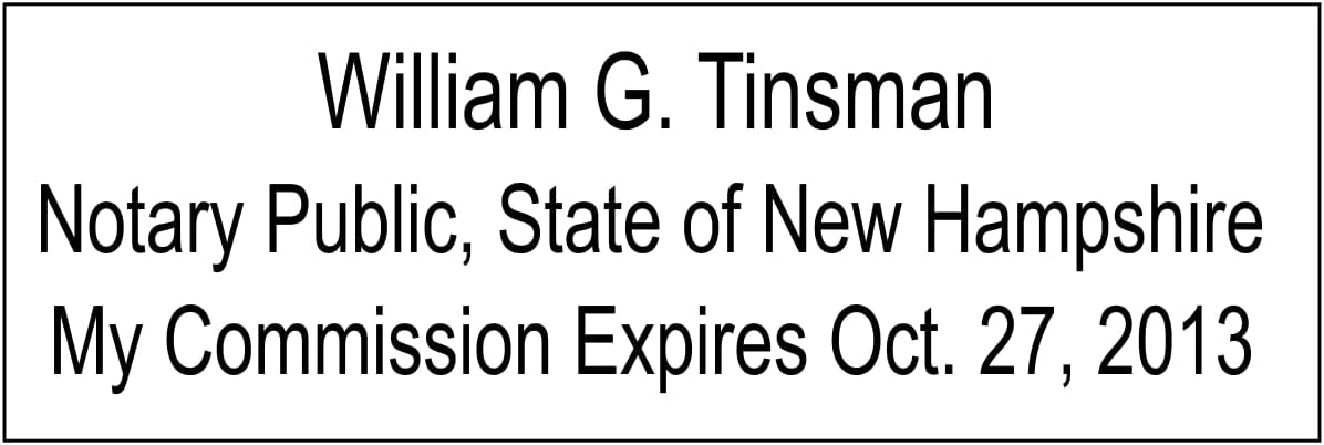 Notary Stamp Seal Ink Personalized Self Inking Stamp Custom Stamp Rubber Stamp Trodat 4913 Self Ink Notary Stamp - 7/8" x 2-3/8" Impression Area