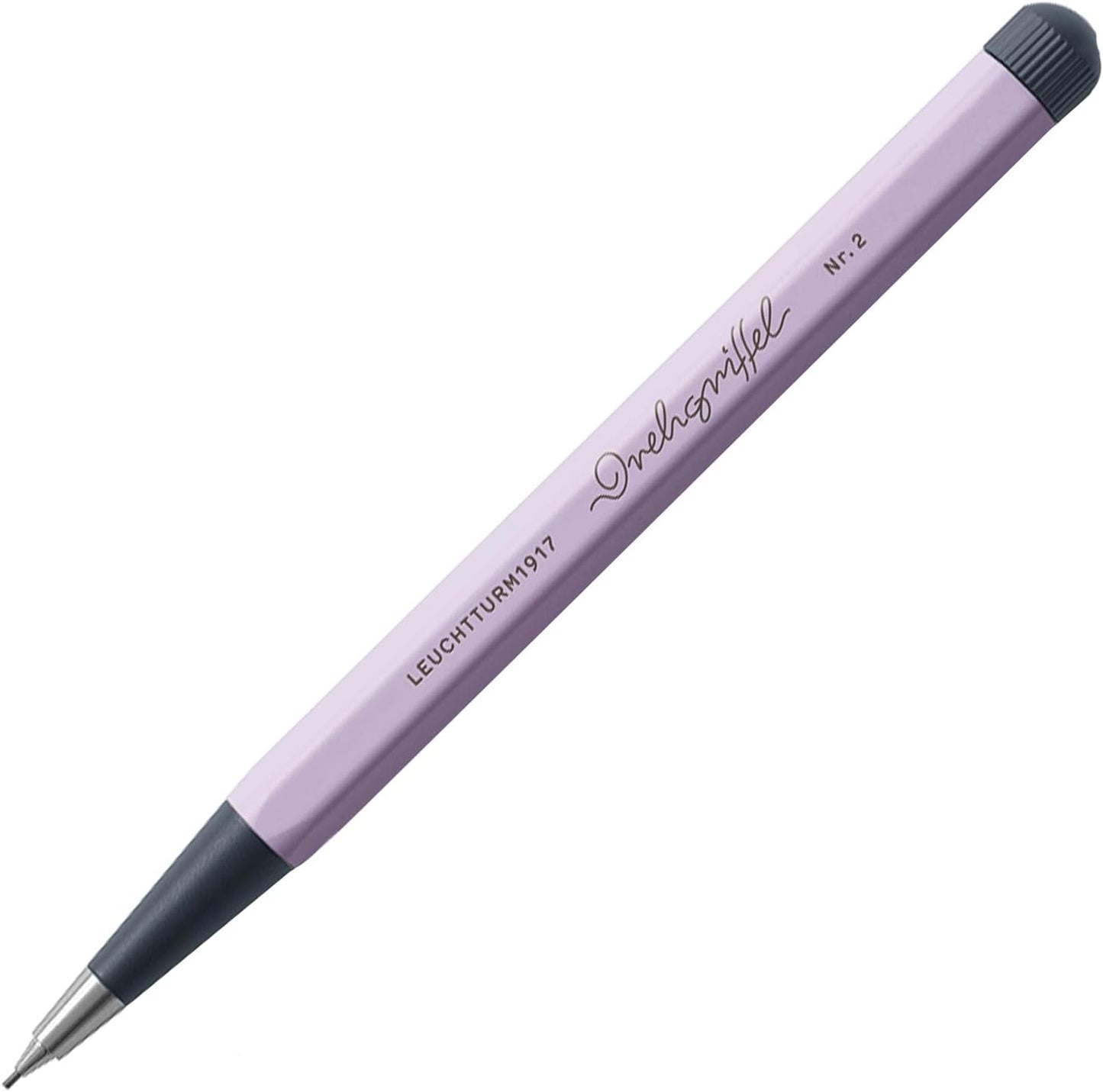LEUCHTTURM1917 - Drehgriffel Mechanical Pencil - Refillable Writing Stylus with 0.7 mm HB Graphite Lead (Lilac)