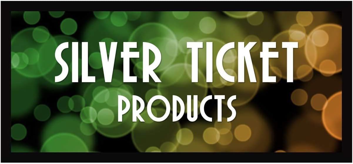 Silver Ticket Products STR Series 6 Piece Home Theater Fixed Frame 4K / 8K Ultra HD, HDTV, HDR & Active 3D Movie Projection Screen, 2.35:1 Format, 125" Diagonal, White Material STR-235125