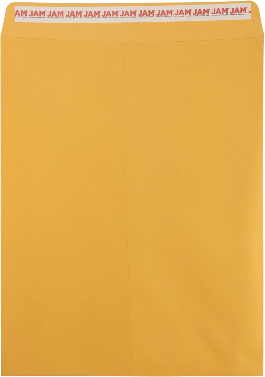 JAM PAPER 12 x 15 1/2 Open End Catalog Envelopes with Peel and Seal Closure - Brown Kraft - Bulk 500/Box