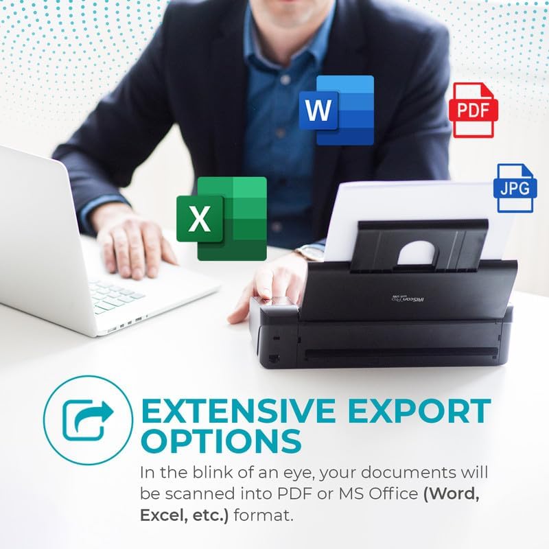 IRIScan Pro Document Scanner duplex-v5PRO 20PPM/40IPM: Desktop Scanner, ADF 20,Free Readiris Editor,scan to Word, PDF,XLS, Bus.Cards to Outlook,USB AC,scan to Cloud Win