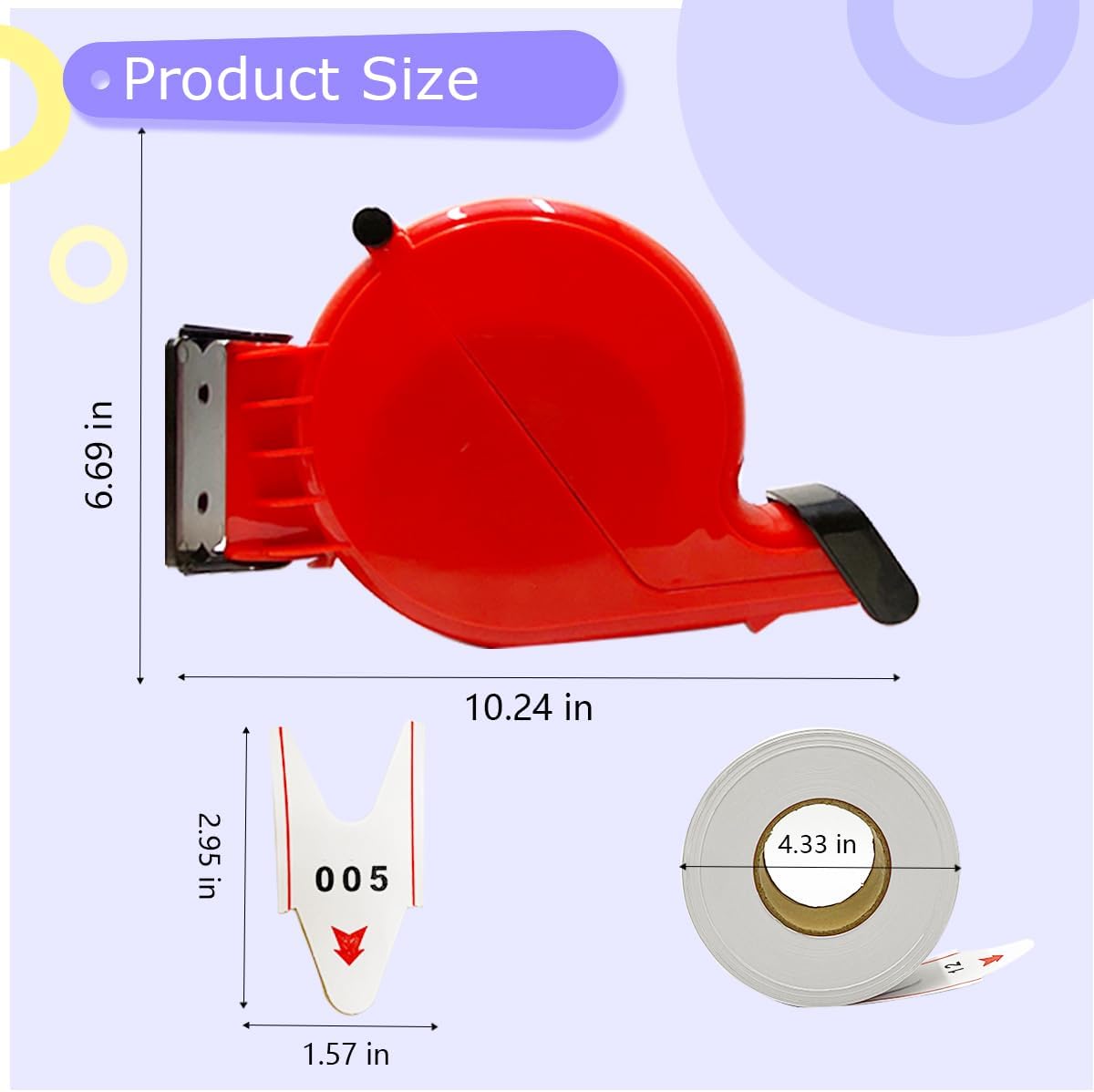 Ticket Number Dispenser+Ticket, Take a Number Dispenser, Ticket Dispenser Machine for Wall Desk Counter Queuing System