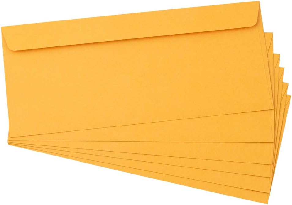 JAM PAPER #12 Envelopes - 4 3/4 x 11 - Brown Kraft Manila - Bulk 250/Box