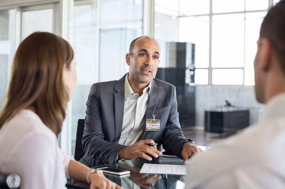 Fushing 150Pcs Metal Badge Clips with Clear PVC Straps for ID Cards and Badge Holders