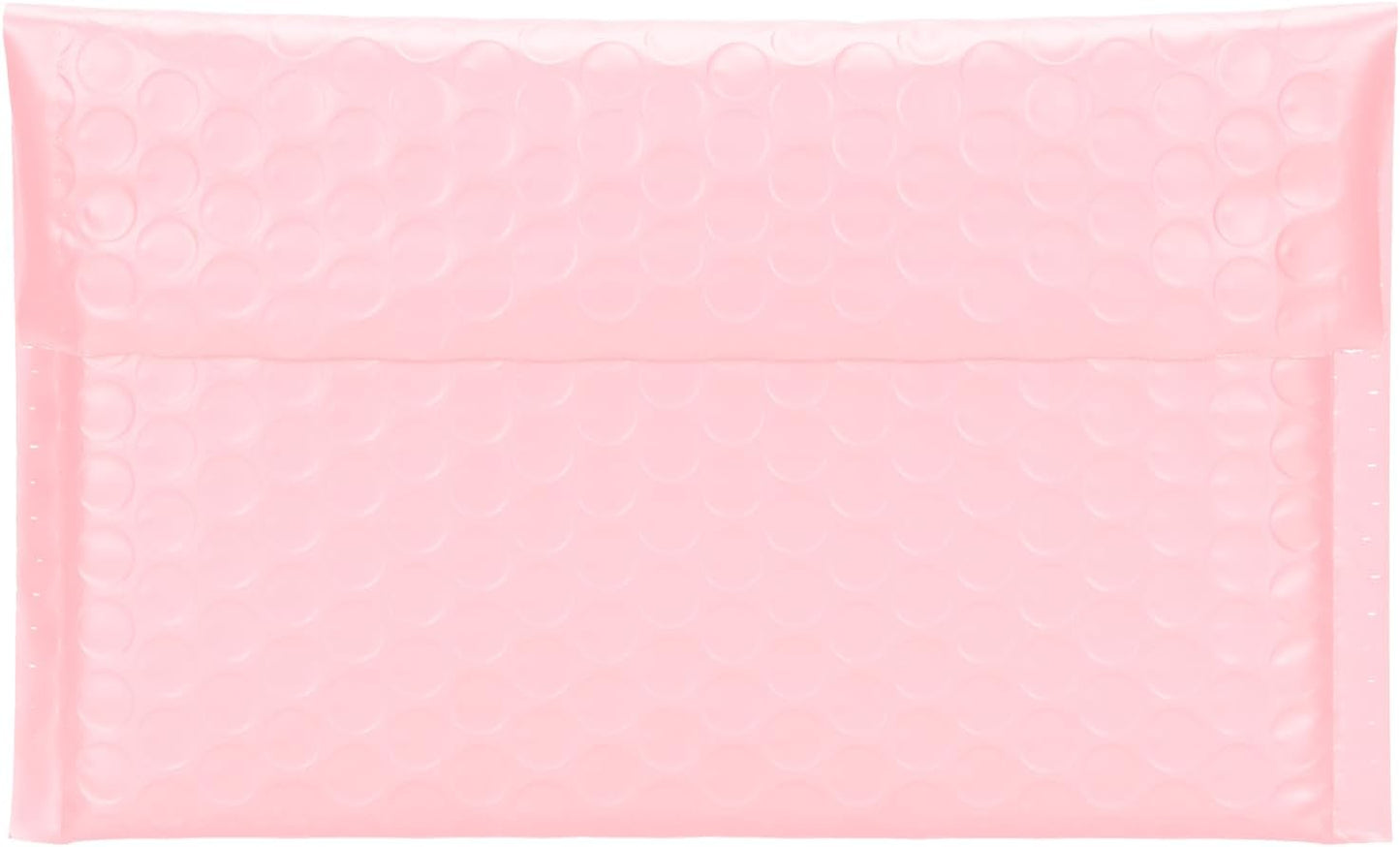 Light Pink Side-Loading Bubble Mailers 8 x 5 Inches,Self-Seal Padded Mailing Envelopes, Pack of 27