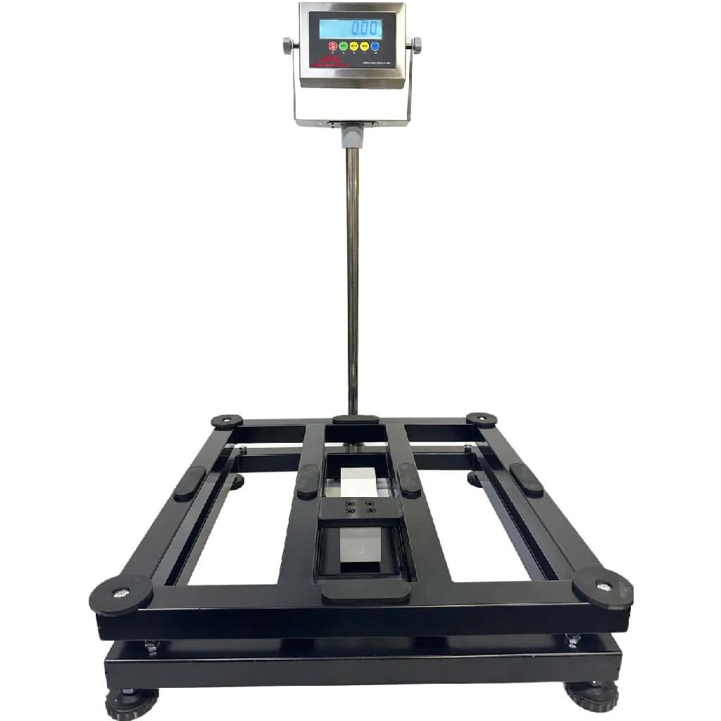 Liberty LS-916-18x18 Industrial Portable Bench Scale Stainless Steel with 600 lb Capacity & .05 lb Accuracy