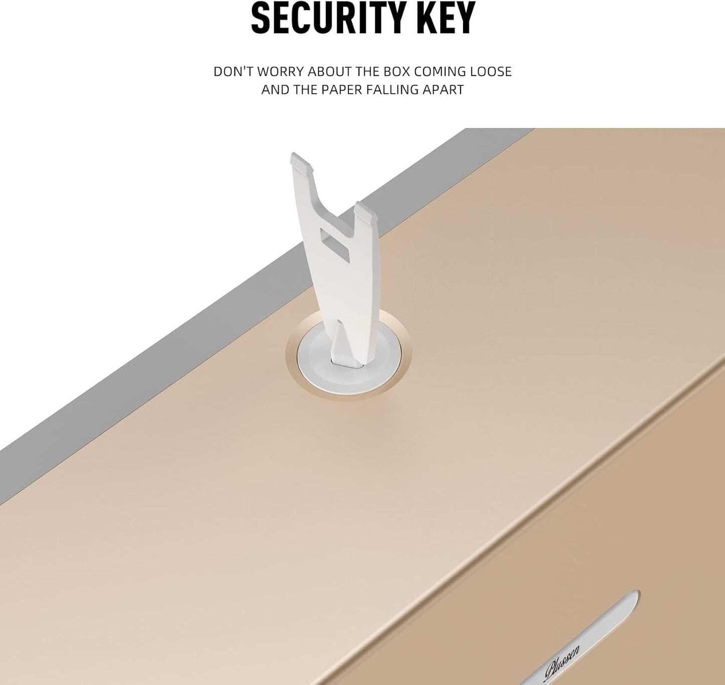 Paper Towel Dispenser Wall Mount, Adhesive No Drilling Multifold Trifold C Fold Commercial Hand Towel Dispenser,Gold