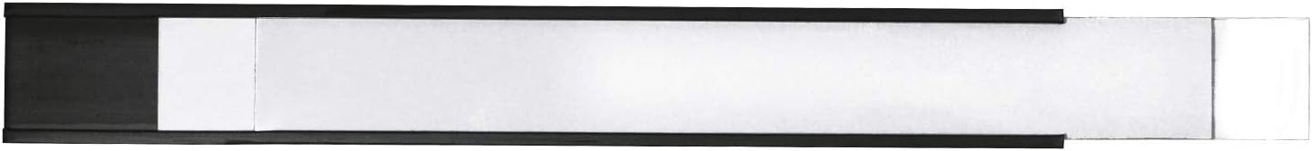 SmartSign Magnetic 'C' Channel Label Holders for Metal Racks and Shelves | 0.75" x 6" Pack of 25