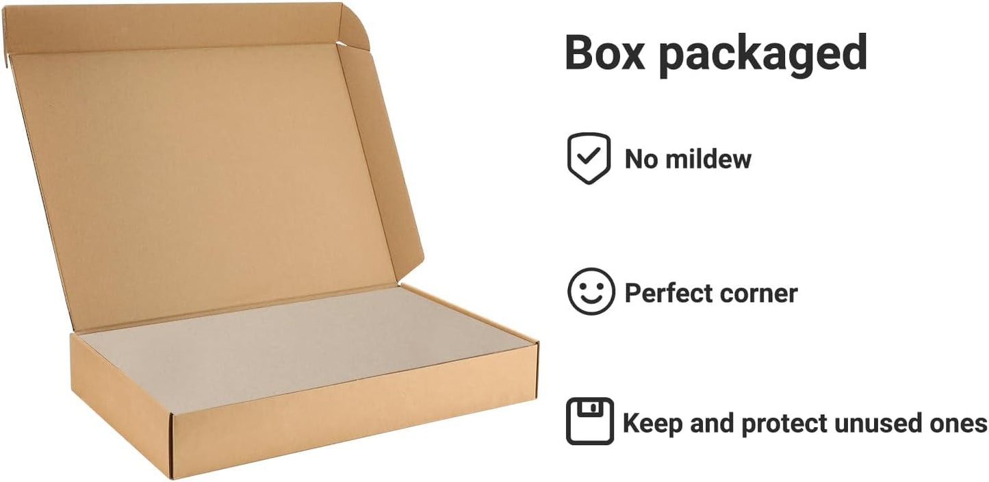 25 Pcs Book Board, Binder Board, Cover Board, Heavy Duty Chipboard for Book Binding, DIY Cardboard (Gray, 11 x 14 Inch 80PT)