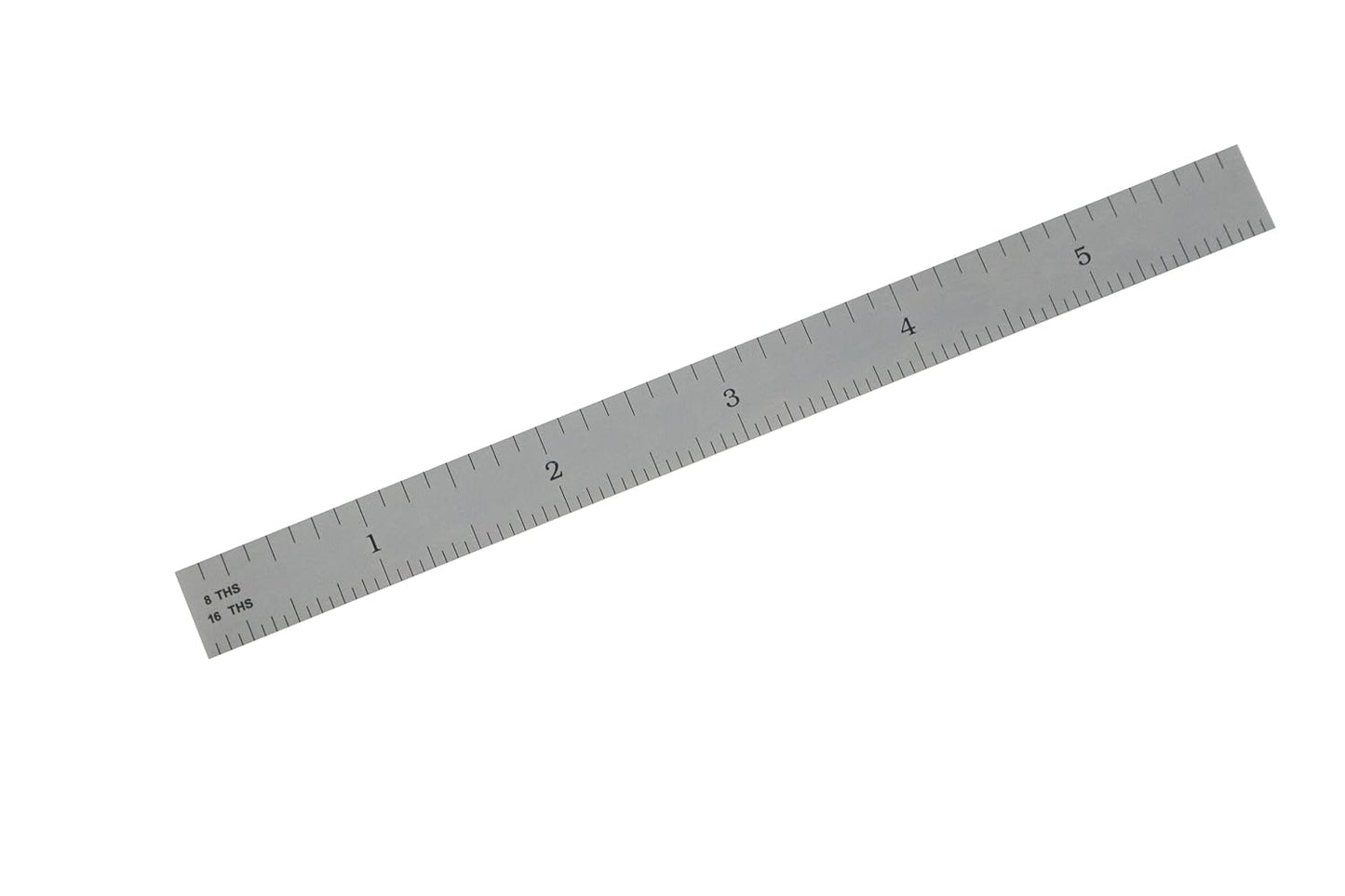 6 Inch Precision Rule, 4R (8ths, 16ths, 32nds, 64ths), Made in US, Metal Working and Fabrication, Carpentry, Woodworking and More (Flexible, 6 Inch)