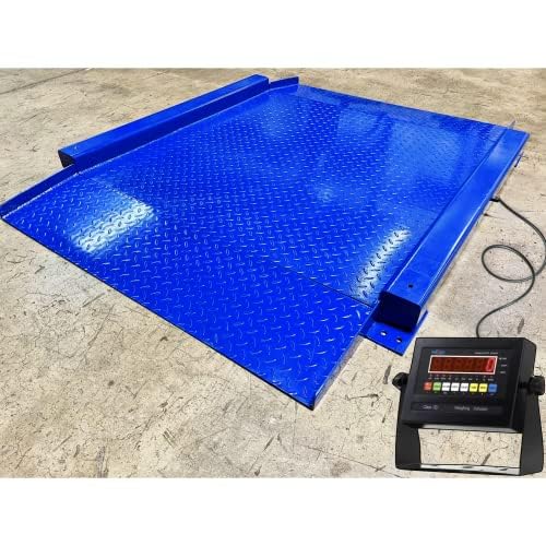 Liberty LS-917-R NTEP Low Profile Drum Scale with 3' x 3' (36" x 36") Platforms for Barrel Weighing, Regular LED Version | 2,500 lbs x 0.5 lb